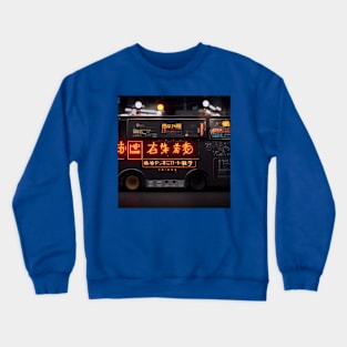 Cyberpunk Tokyo Ramen Food Truck Crewneck Sweatshirt